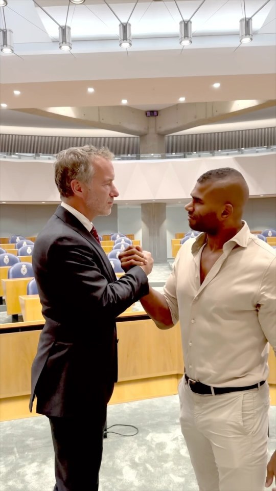 Overeem has linked up with Dutch political party BVNL