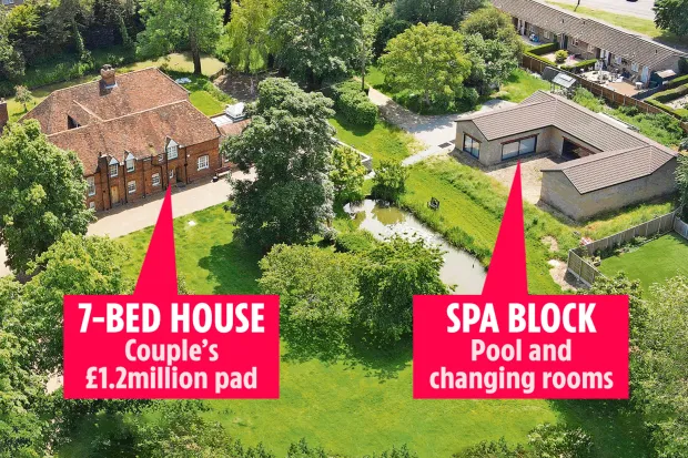 The family revealed their "regret" over building the spa and pool complex