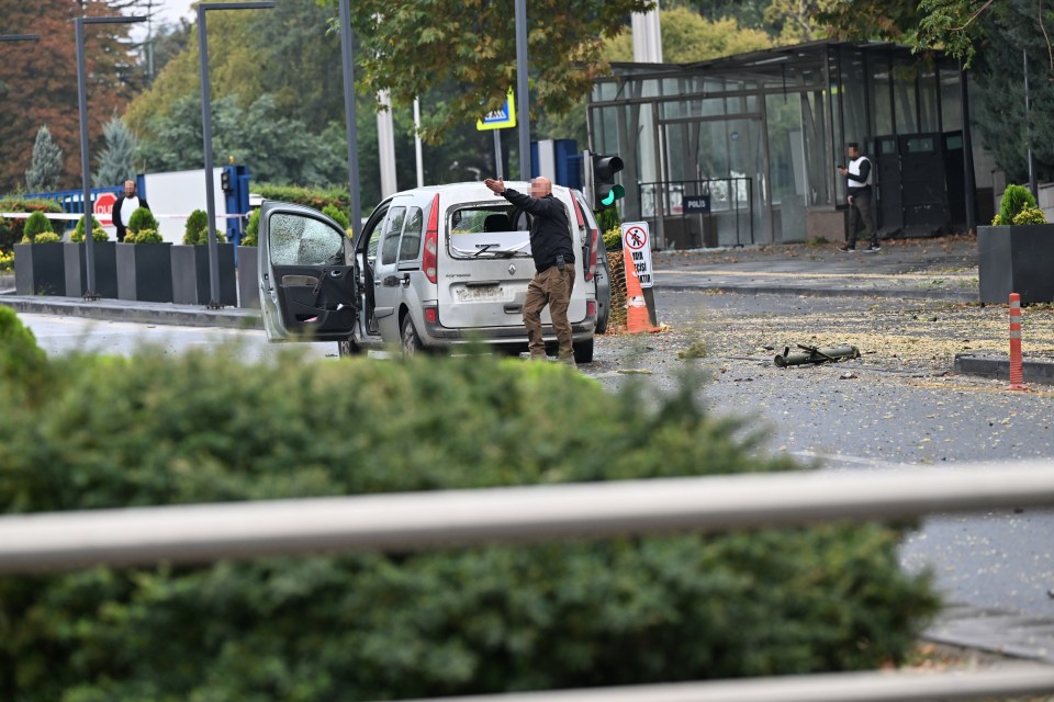 Terrorists are believed to have driven up to the building in a van before the attack