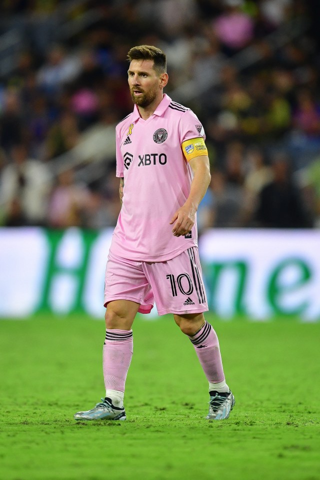 Messi made his Inter Miami debut in July