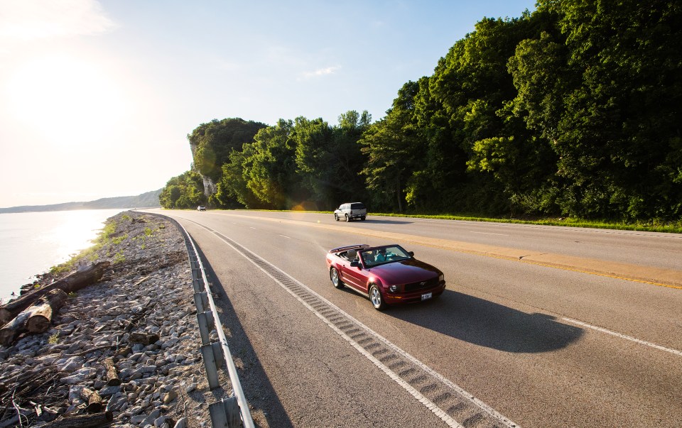 I started out on the first stretch of the historic Route 66 through the state of Illinois