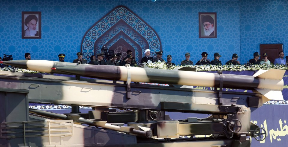 An Iranian medium-range missile Zelzal