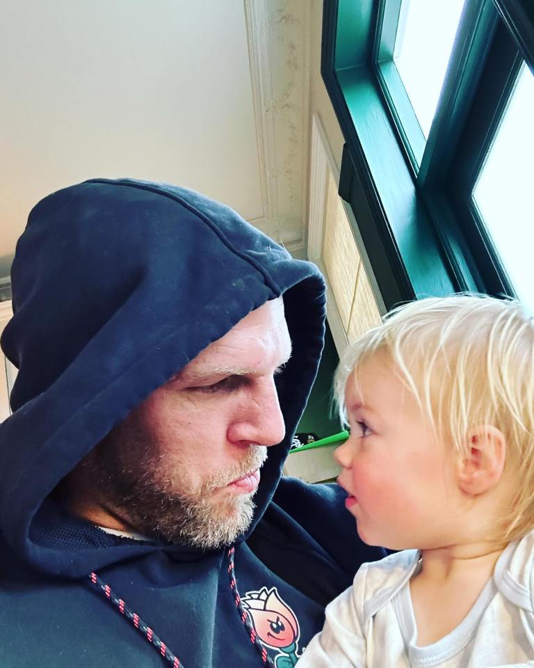 James Haskell has shared a series of pictures with Bodhi