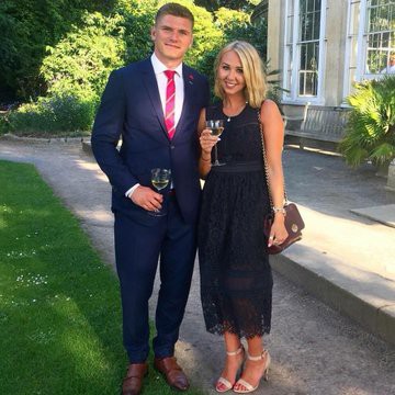 Owen Farrell and George tied the knot in 2018