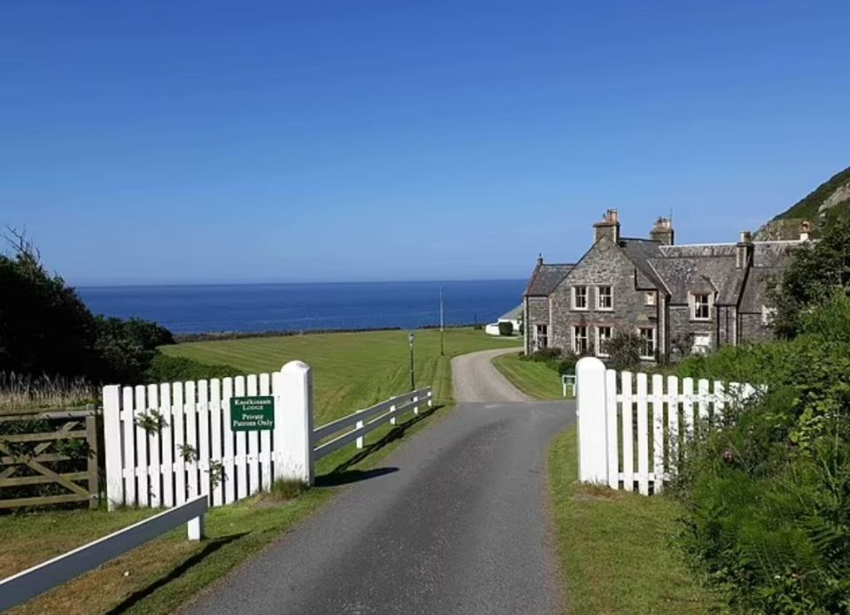 Knockinaam Lodge is a boutique hotel in Scotland