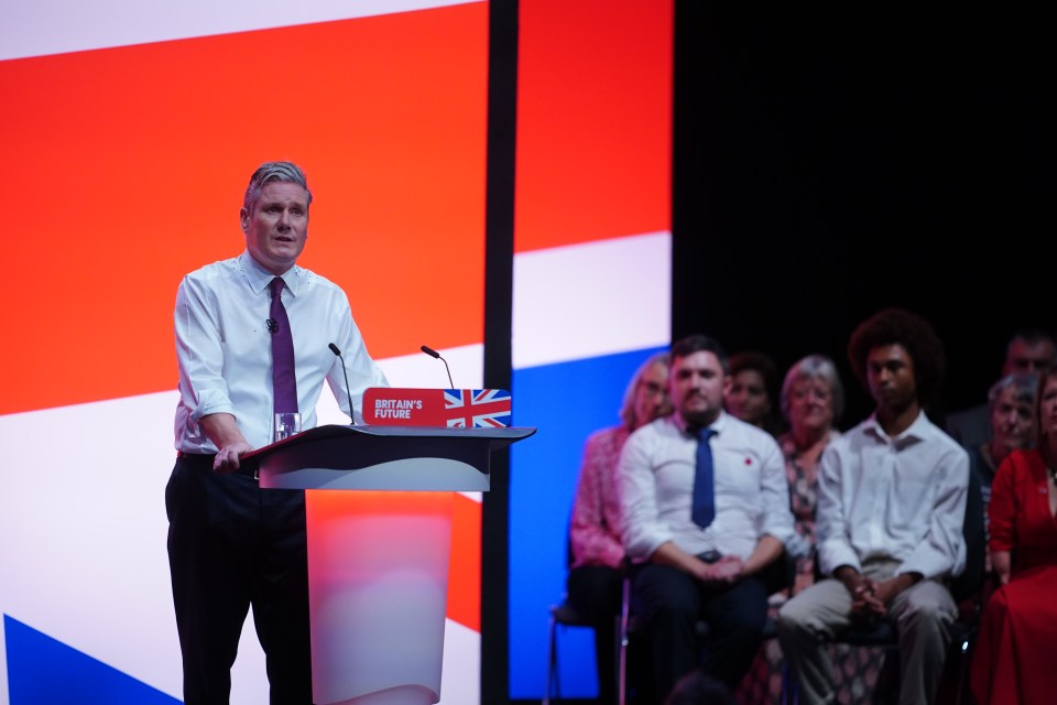 In his keynote speech at Labour Party Conference Sir Keir