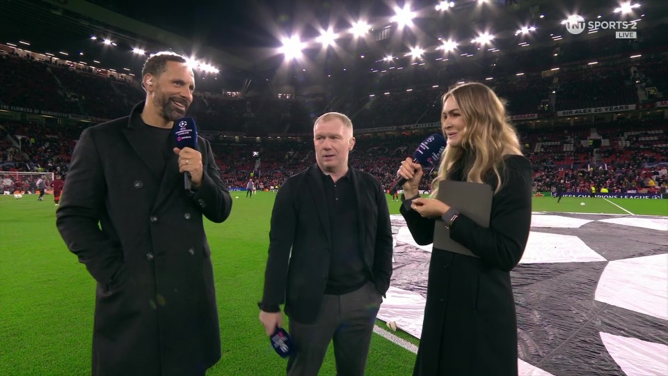 Paul Scholes' microphone stopped working live on TNT Sports