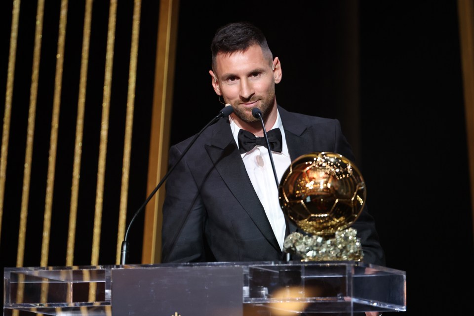 Messi won his eighth Ballon d'Or