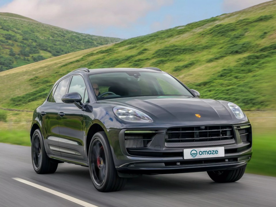 One lucky winner will pick up a luxury Porsche SUV in the Omaze prize draw