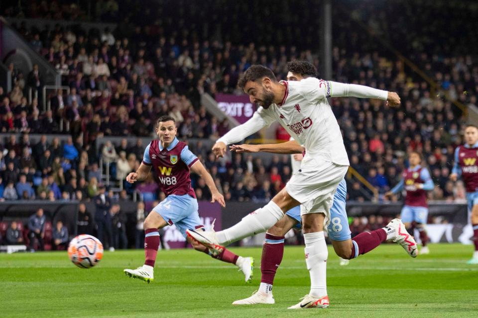 Man Utd's 1-0 win over Burnley earlier this season was also played at 8pm on a Saturday