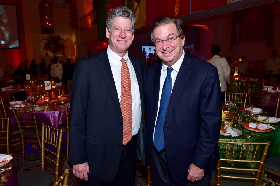 Colombian banking billionaire Jaime Gilinski Bacal and Michael Brodman