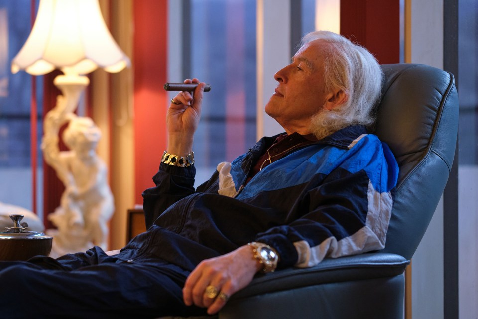 Steve Coogan as Jimmy Savile in the new show