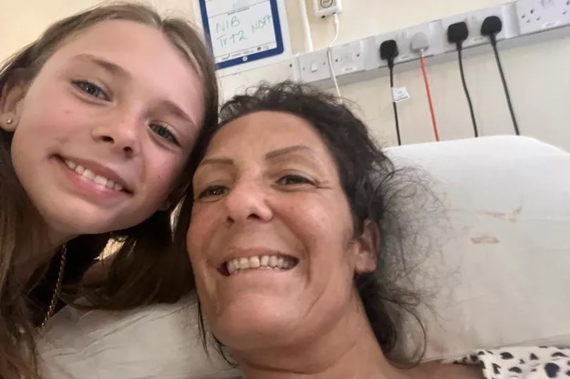 She credited her survival to her "hero" 10-year-old daughter Carly-Ann