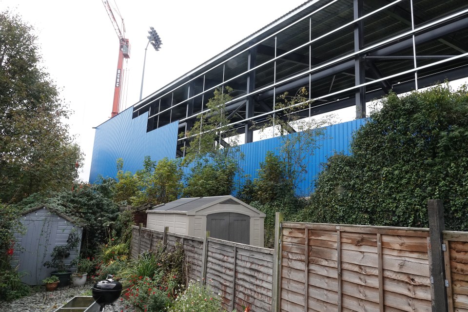 Neighbours have compared Bristol Rovers' new stand to furniture firm Ikea