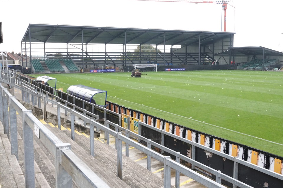 The new terraces is taking shape during a wait for planning approval