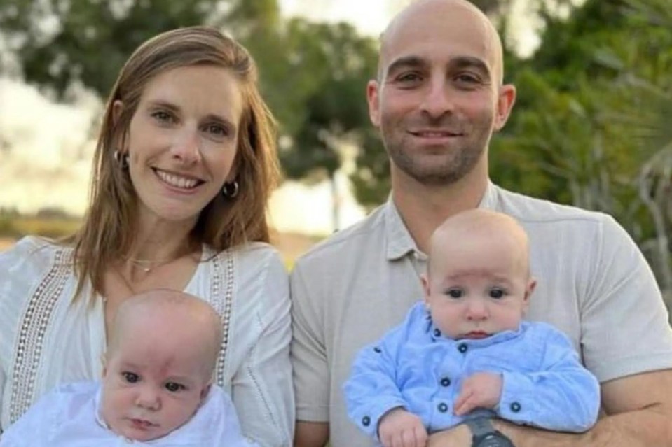 Itai and Hadar Berdichevsky, both 30, were forced to hide their twin babies from Hamas terrorists who murdered them both