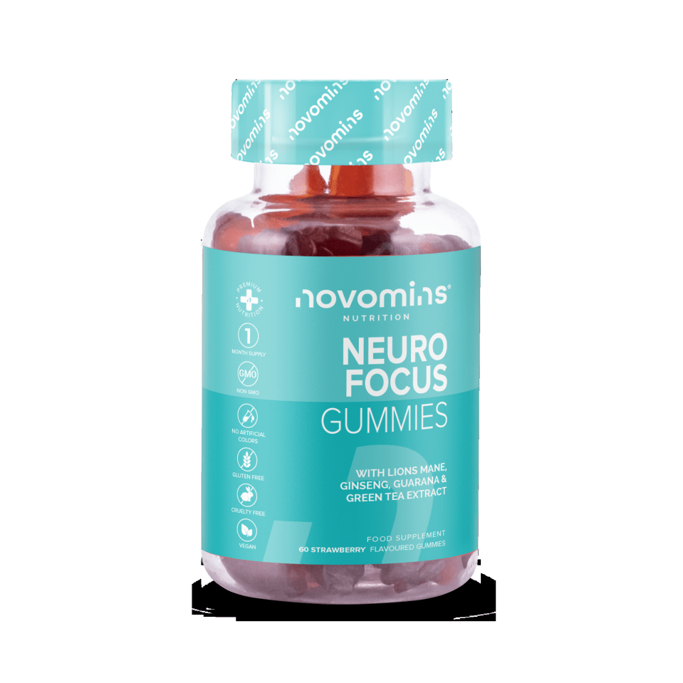 Neuro Focus Gummies from Novomins, £17.99 for 60 gummies (take two daily)