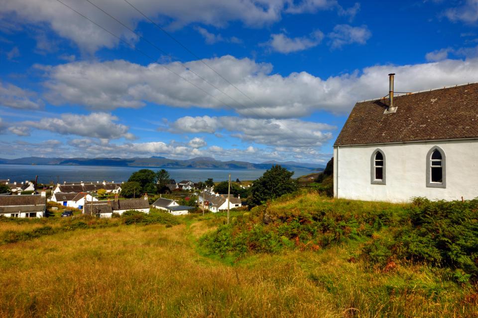 The island is home to just 200 locals - but has no pub or supermarket