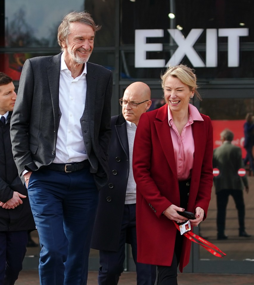 Sir Jim Ratcliffe (left) wants to be in charge of all football operations at United