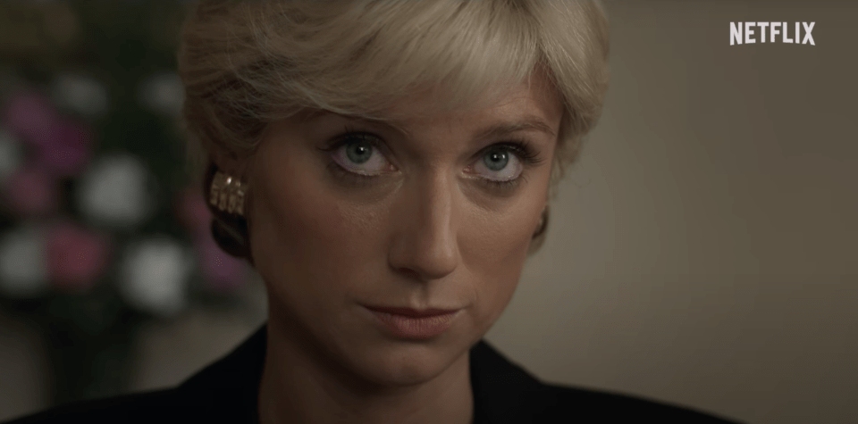 A scene featuring Diana's 'ghost', portrayed by actress Elizabeth Debicki, has already been ridiculed