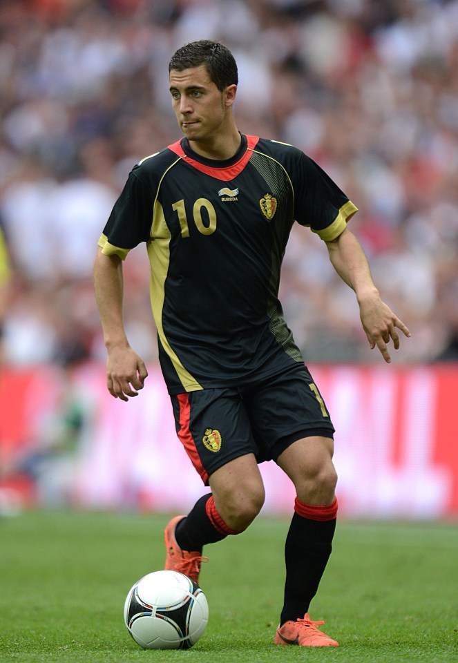 Hazard earned 126 caps for the Belgium national team