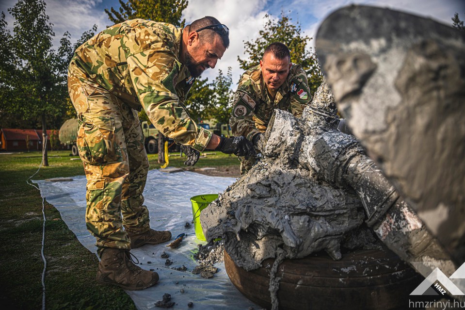 The plane was encased in mud for over 80 years