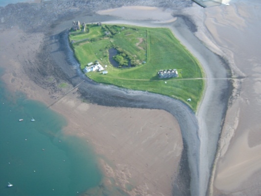 The island is located just off the southern tip of the Furness Peninsula in Barrow, Cumbria