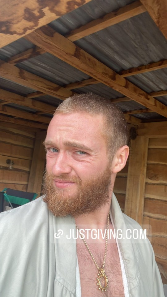 Tom Davies has shaved off his hair for charity