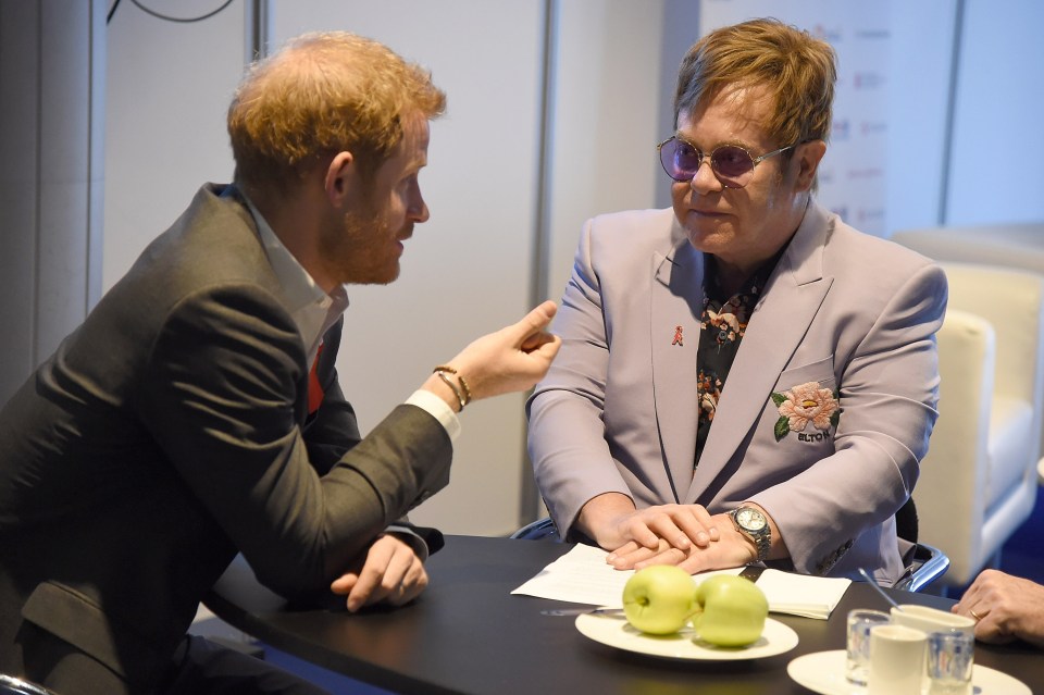 Prince Harry and Elton's relationship is more distanced than it once was