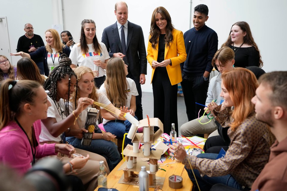 Prince William and Princess Kate visited Birmingham today to discuss mental health on World Mental Health Day