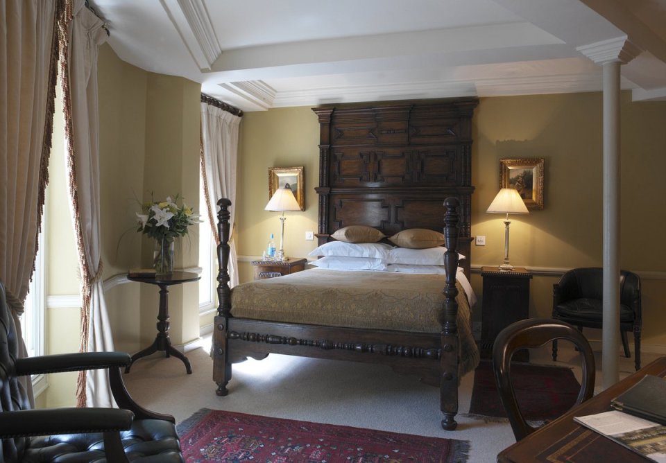 The rooms have retained many of their original features