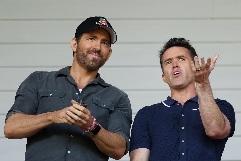 Hollywood actors Ryan Reynolds and Rob McElhenney own Wrexham