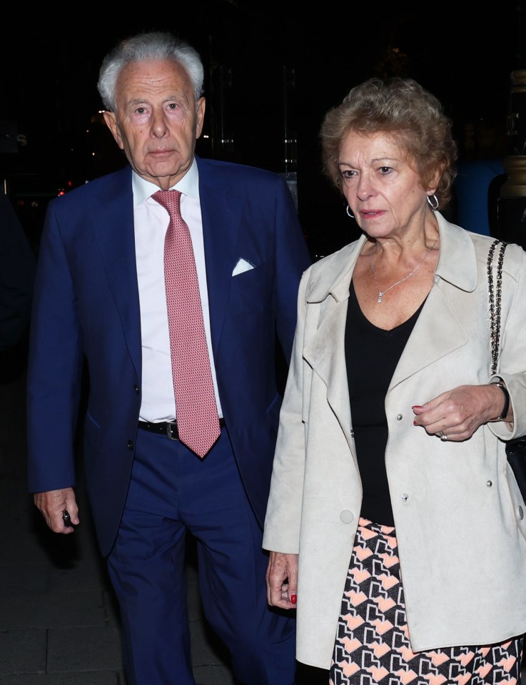 Lord Levy, pictured with his wife Gilda, was widely dubbed 'Lord Cashpoint' for his fundraising prowess in the Blair years