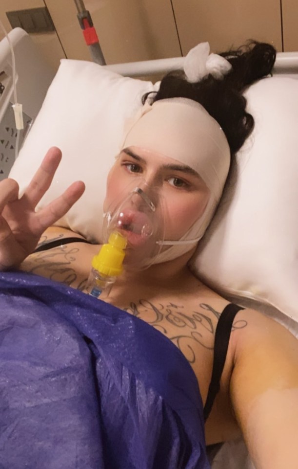 Sofia Lips, 27, a content creator from Manchester, claims she was left vomiting blood and nearly died after spending £12,000 on a BBL in Turkey