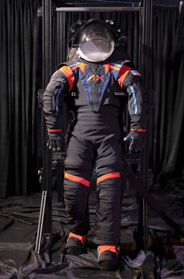 The spacesuit prototype revealed by Axiom Space in March