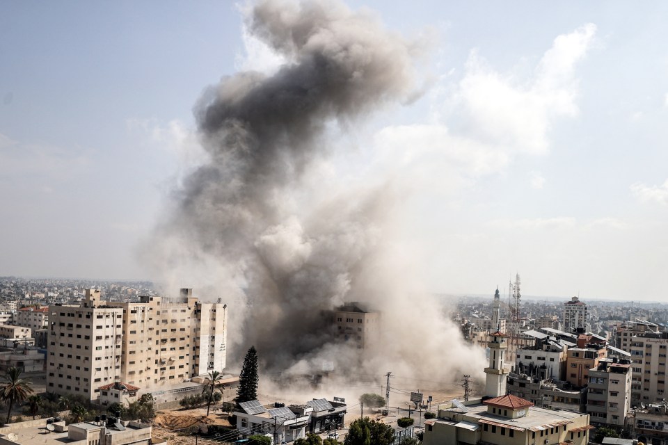 IDF forces continue to blitz the Gaza Strip in retaliation ahead of their expected ground invasion