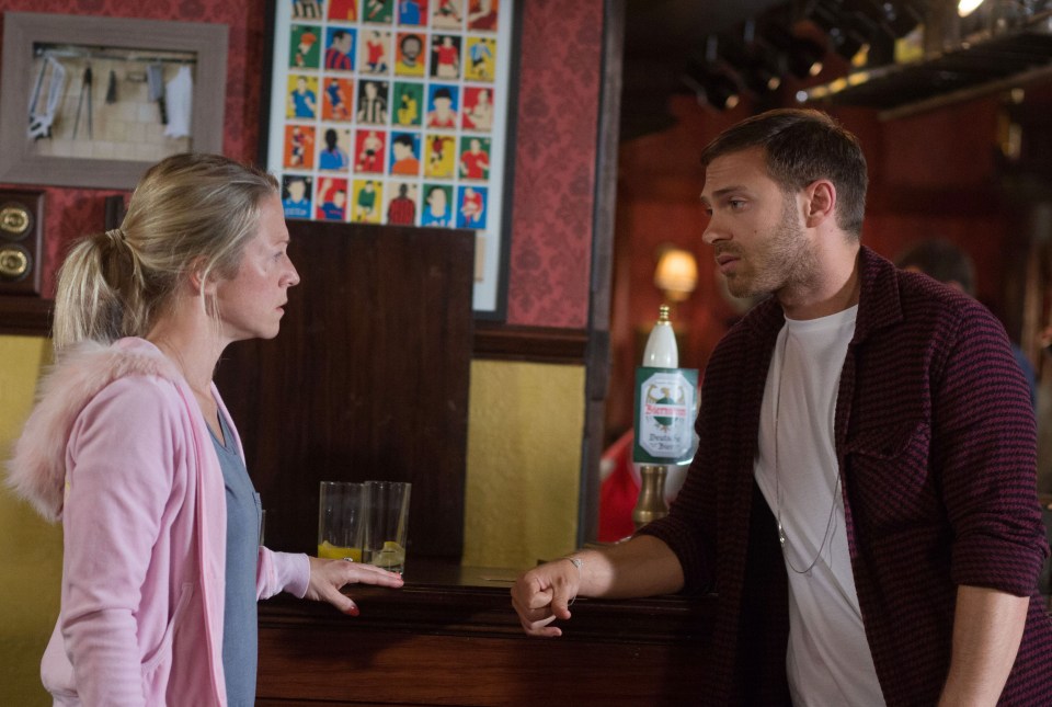 The star has threatened Linda since reprising his role as Dean Wicks for the third time