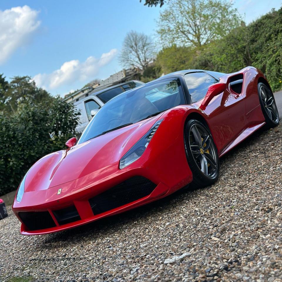 He said his proudest moment was being 'trusted' to detail a brace of Ferraris worth over £2 million