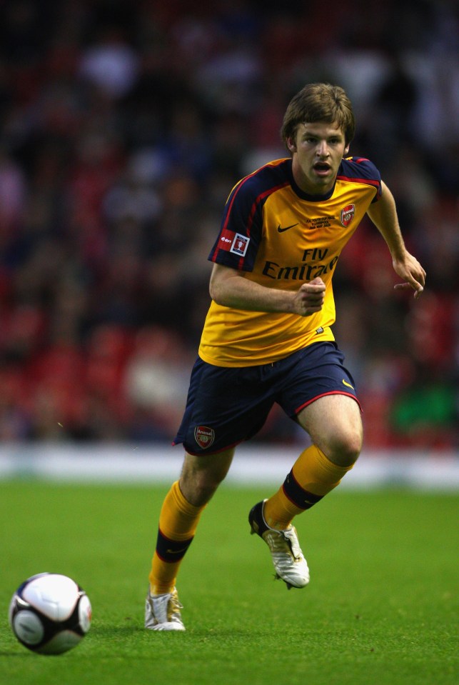 Thomas Cruise made his only Arsenal appearance in the Champions League