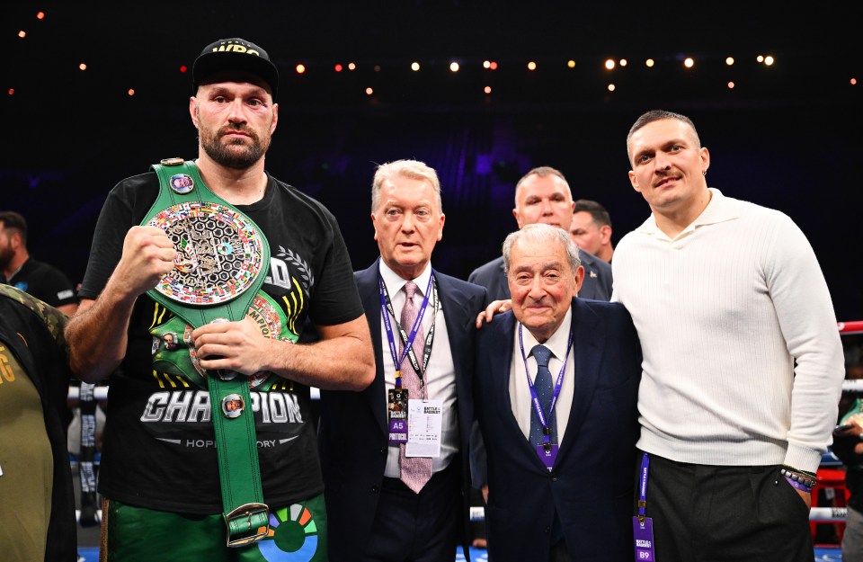 Frank Warren offered an update on Fury's mooted bout with Usyk