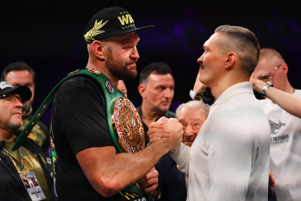 Tyson Fury is expected to fight Oleksandr Usyk next