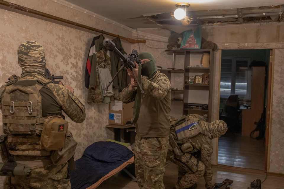 The Ghosts of Bakhmut prepare for their front line mission against Russian soldiers