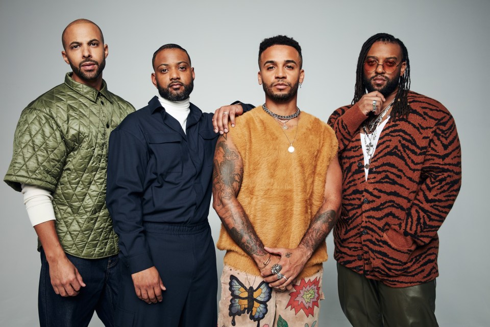 Aston Merrygold, Oritsé Williams, Marvin Humes, and JB Gill rose to prominence on X Factor