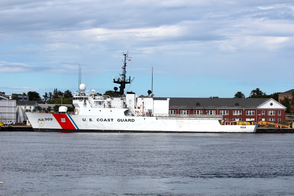 Maine coastguard has deployed a ship and aircraft to locate Card (stock image)