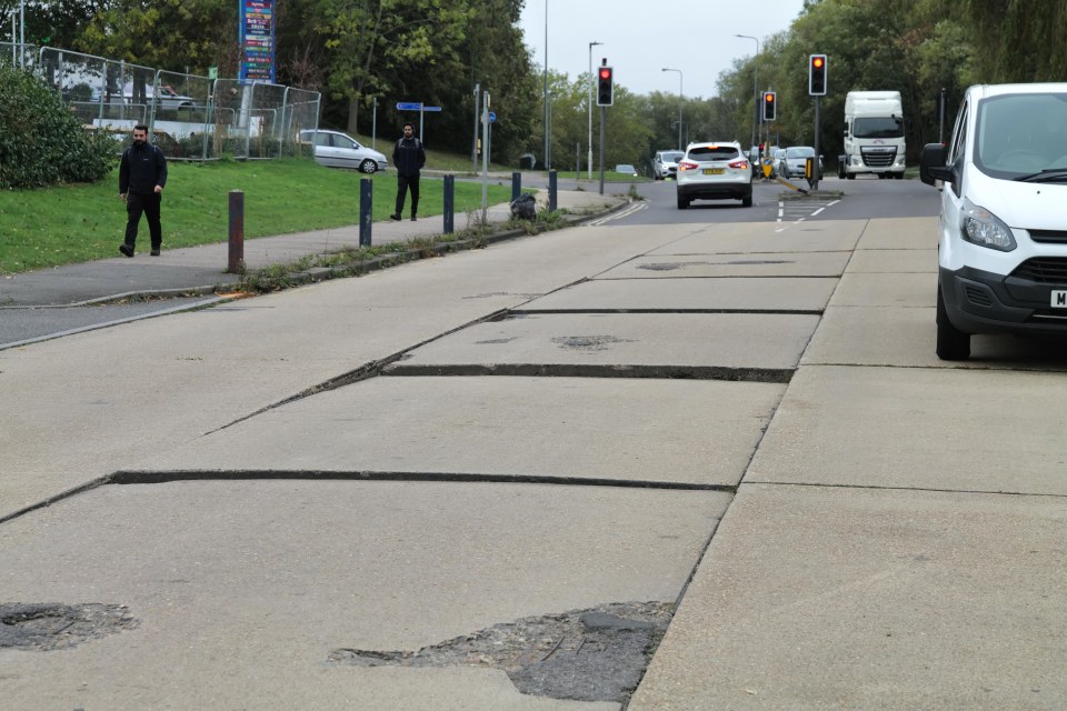 Essex highways say the road is listed on a programme for repairs, with a date due to be set