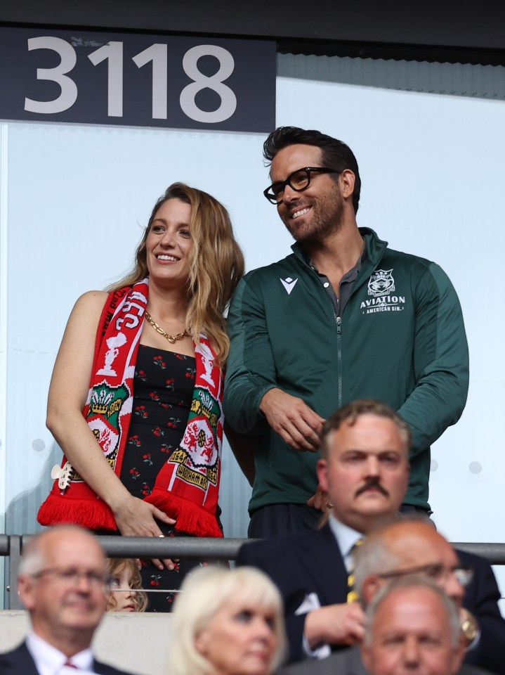 Blake Lively regularly attends games alongside her husband Ryan Reynolds