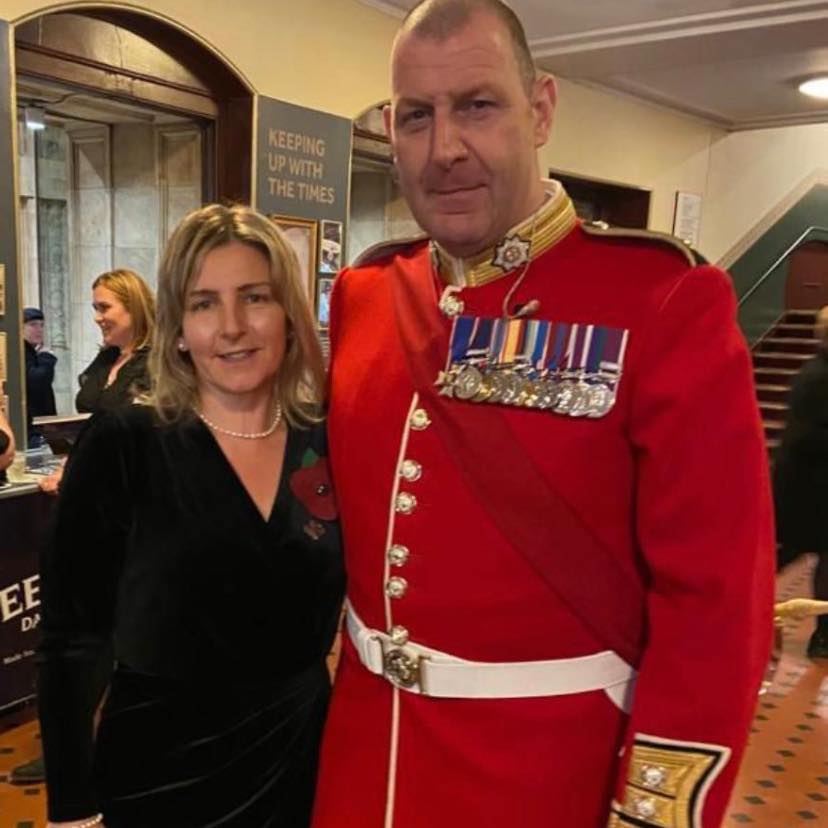 Vern and fiancee Sue play a key role planning the annual Royal British Legion Festival of Remembrance