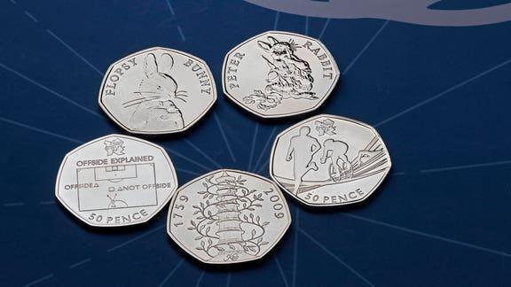 The 50p coin was minted two decades ago