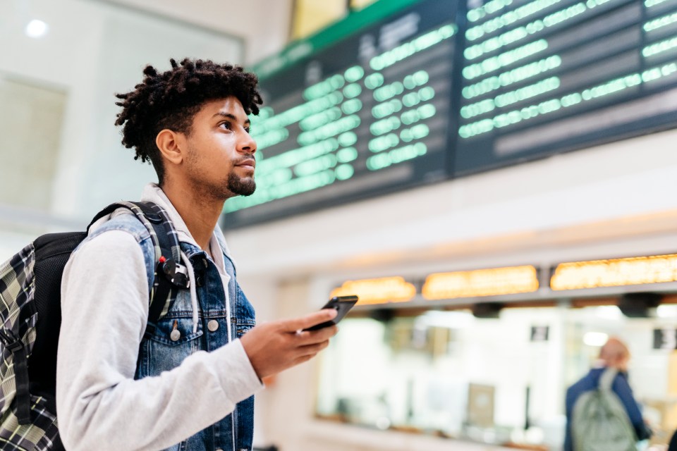 I would recommend using your phone instead of the departure board