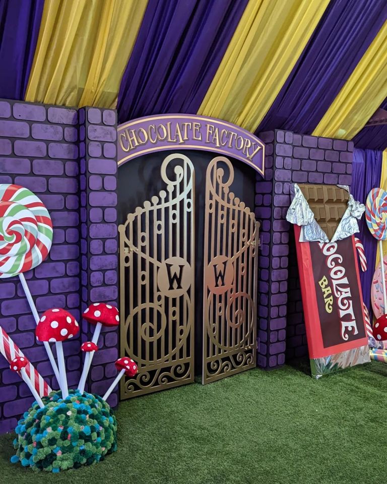 There is also a Chocolate Factory design, following earlier sweets-themed displays